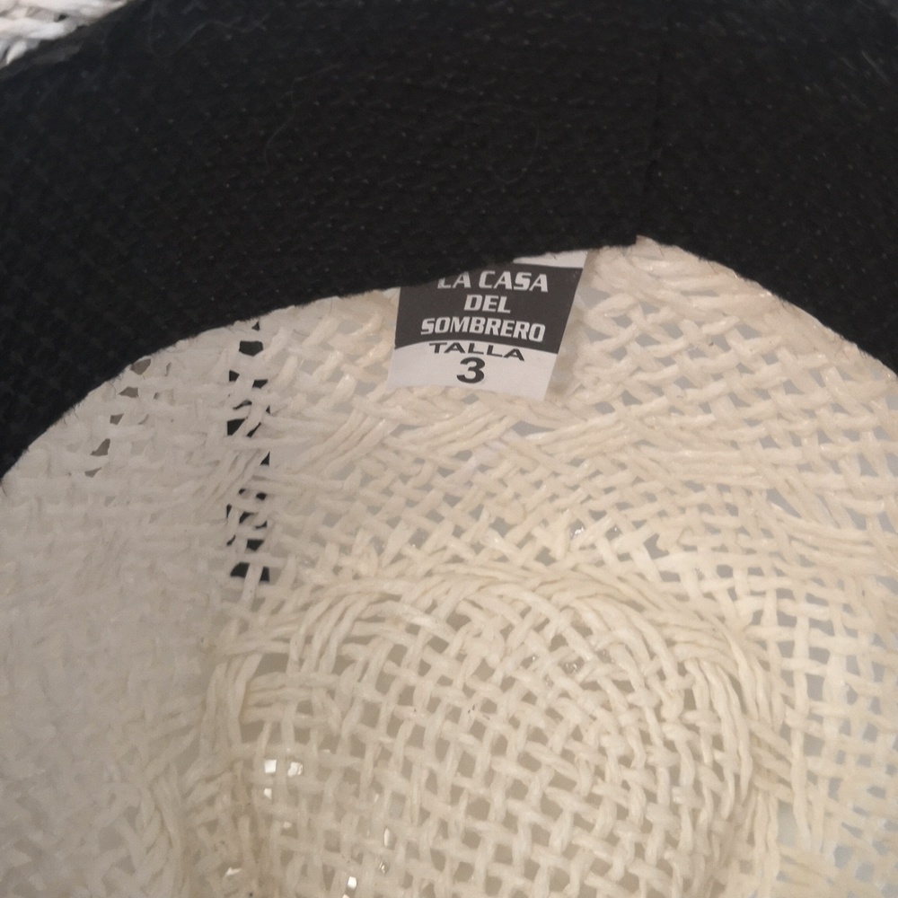 Cowboy Hat with Silver Medallions and Tassel - Picture 4 of 5